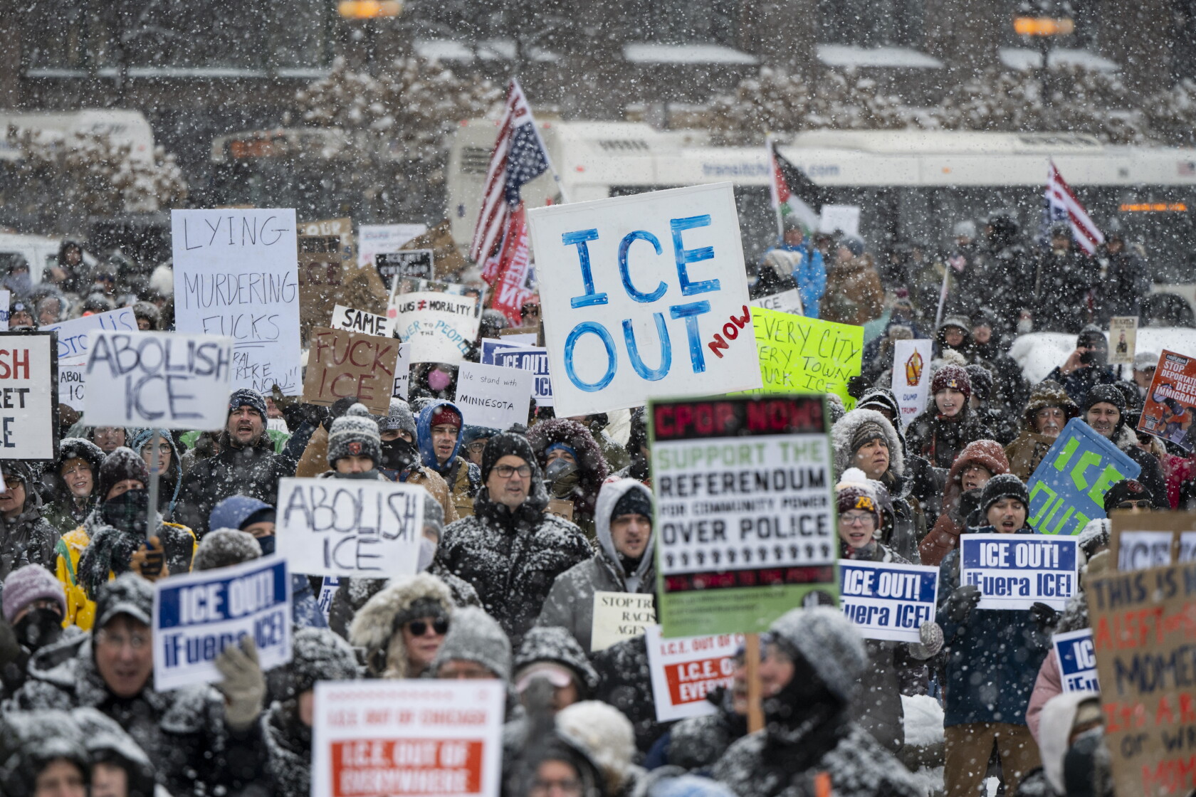 Modren Protest Anti-ICE protesters demand justice after 2nd fatal shooting in ...