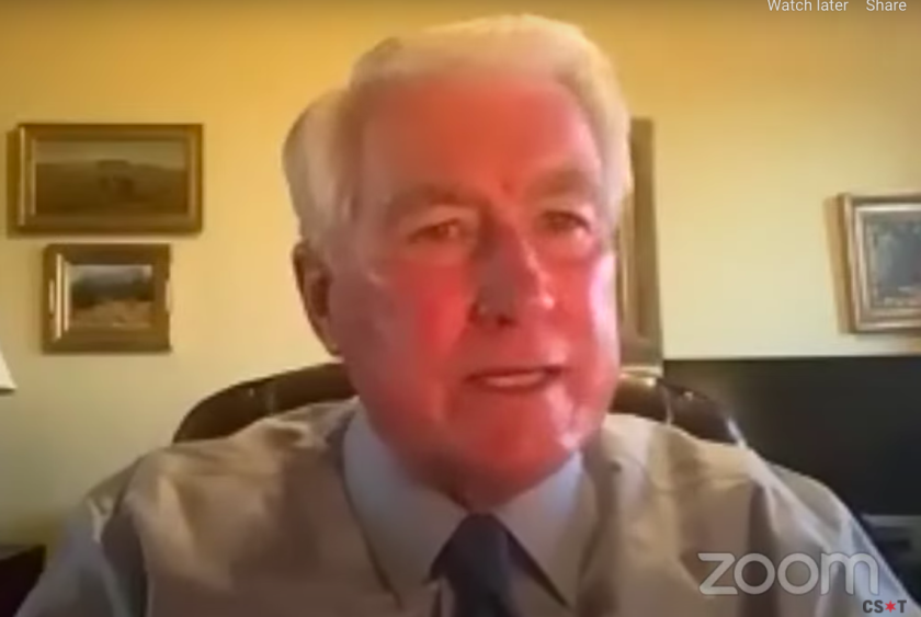 Former Gov. Jim Edgar in February 2022.