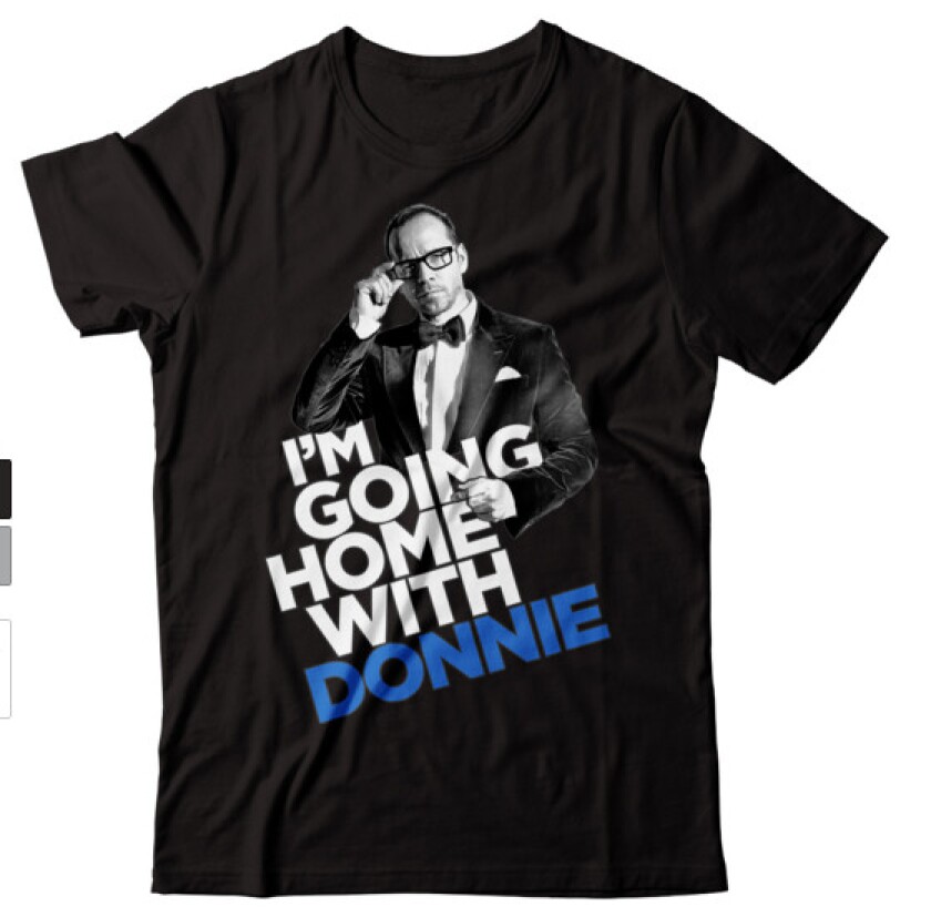 Donnie Wahlberg limited edition concert T-shirt. Visit represent.com/donnie