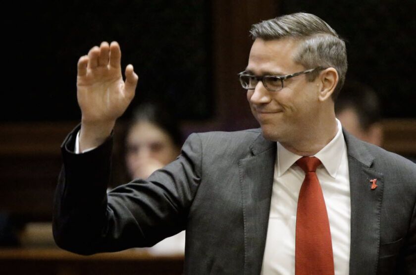 Illinois state Treasurer Mike Frerichs says an independent review of his office has found problems with an internship program. AP file photo