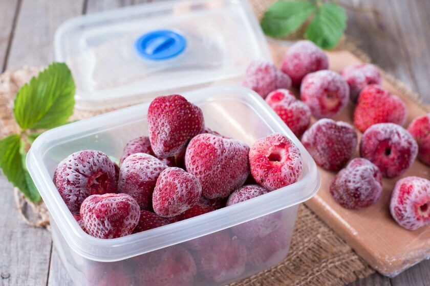 Frozen strawberries give you nutritional value that’s very similar to the fresh fruit, says one expert.