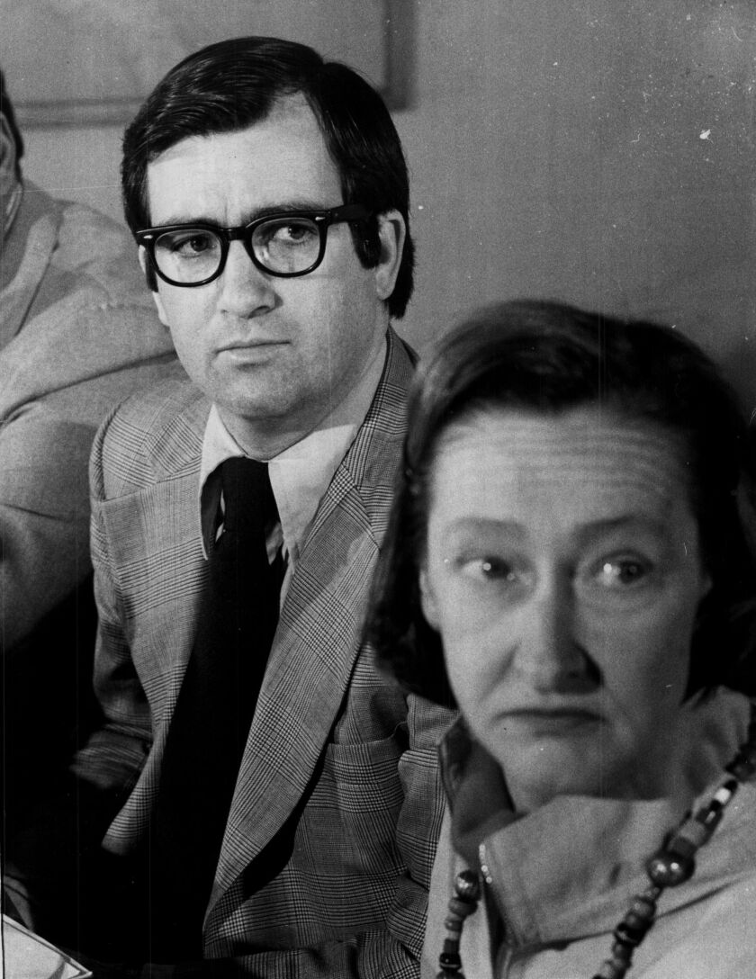 Sen. Terry Bruce of Olney and Sen. Dawn Clark Netsch of Chicago were key members of the Crazy Eight. She hated the nickname.