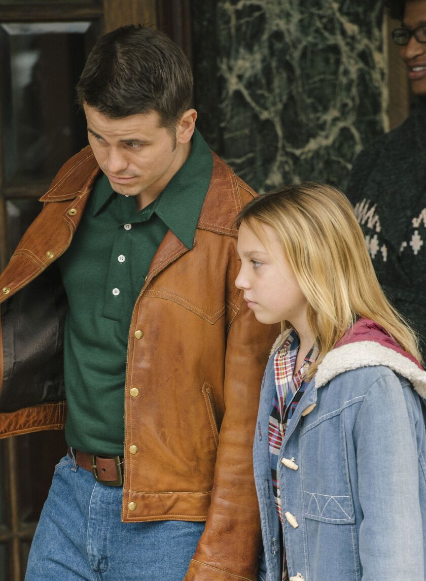 Track coach Bill (Jason Ritter) wins the trust of 13-year-old Jenny (Isabelle Nelisse) in “The Tale.” | HBO