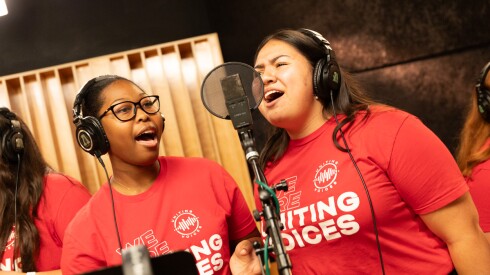 Uniting Voices Chicago choir members sing on The B-52s member Kate Pierson’s cover of "People Have the Power."