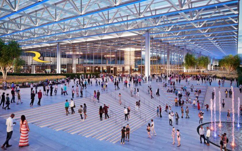 A view of the Rivers Casino proposal to reuse Lakeside Center at McCormick Place.
