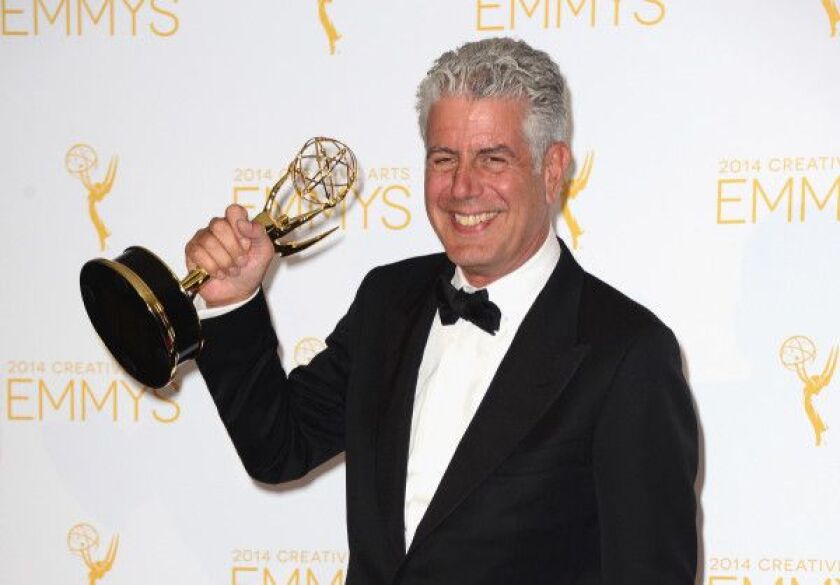 Emmy-winning TV personality, chef and author Anthony Bourdain. | Photo by Frazer Harrison/Getty Images