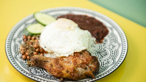 Nasi lemak is served at Asian Homecook in West Ridge, Friday, July 10, 2026. | Pat Nabong/Sun-Times