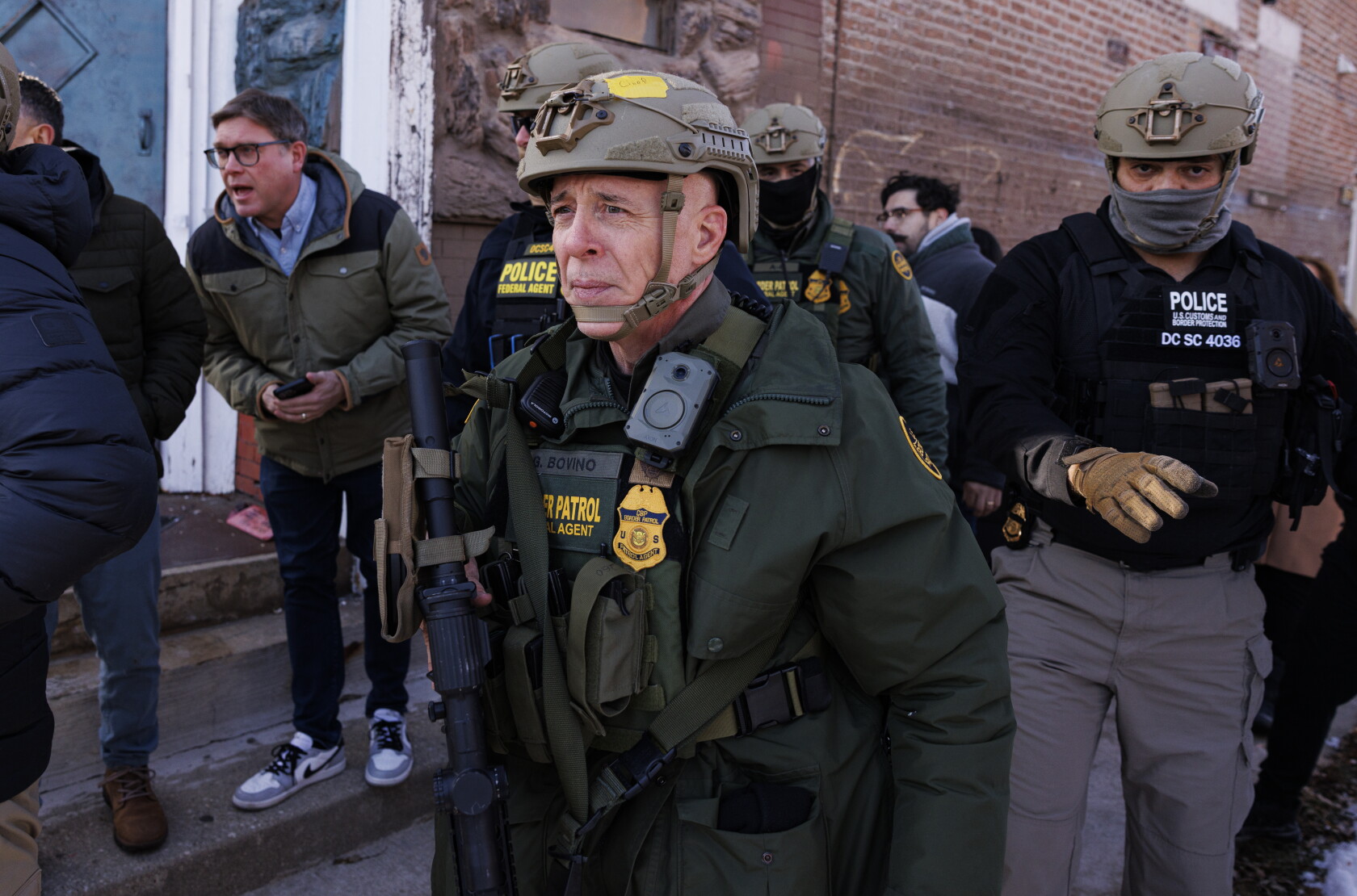 Building Clashes Bovino’s back: Border Patrol commander leads fresh round of immigration ...