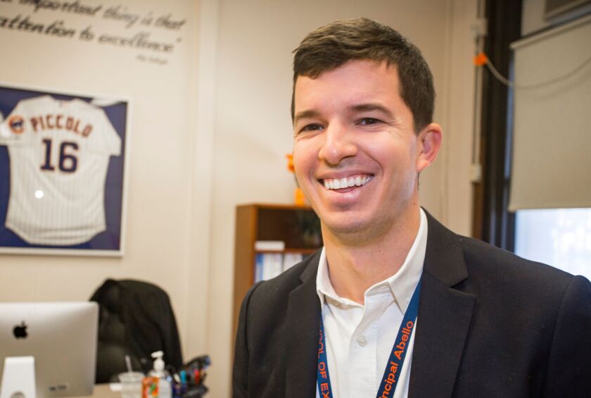 Michael Abello, principal of Piccolo Elementary Specialty School. | James Foster/For the Sun-Times
