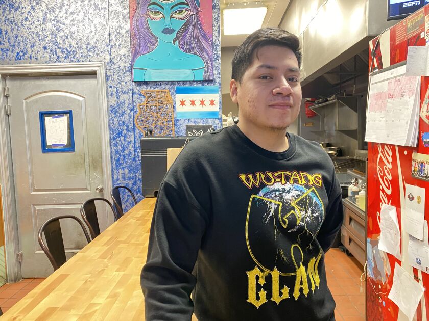 Alberto Landeros, 23, manager of Casa Indigo, says the ordinance may be hard for people that rely heavily on plastic, Wednesday, Jan. 15, 2020.