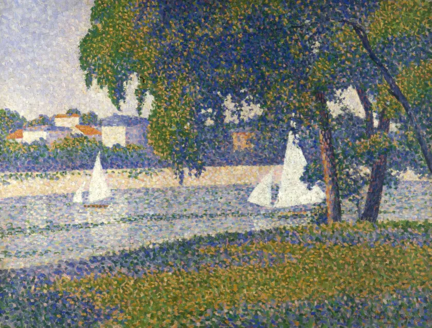 The Seine at Courbevoie: La Grande Jatte