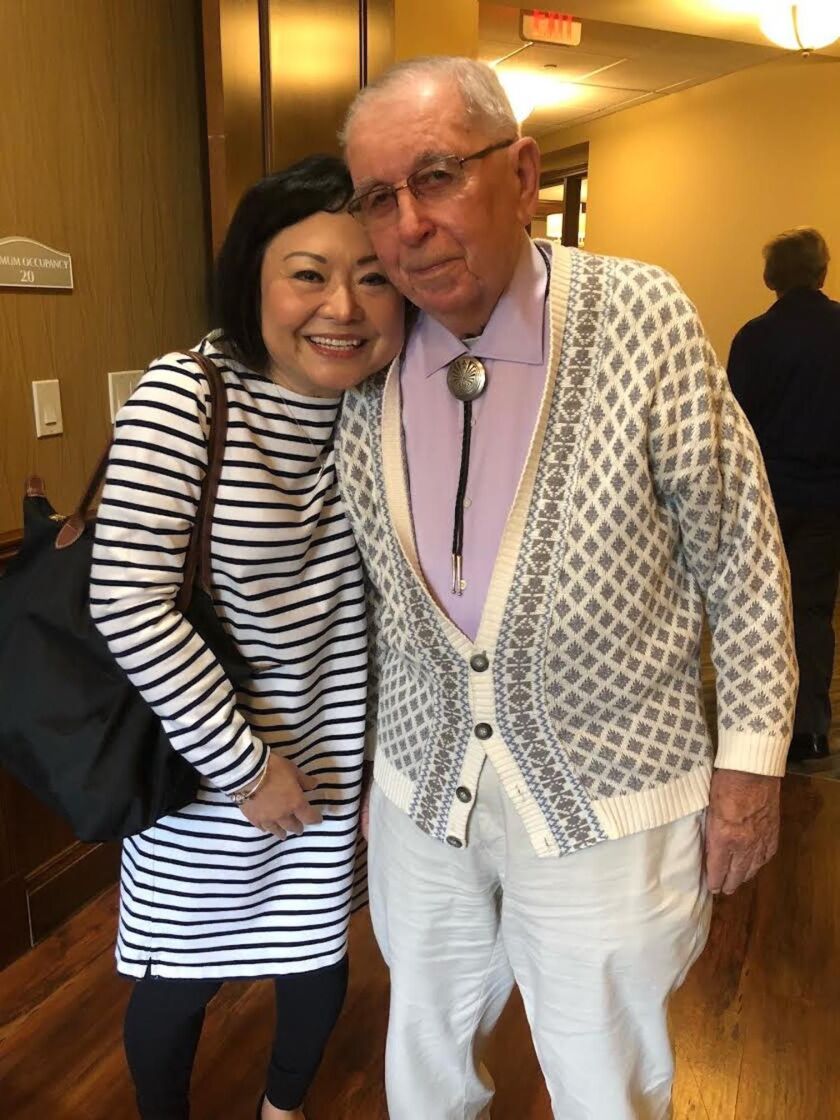 Dr. Randall McNally with Kim Phuc Phan Thi.