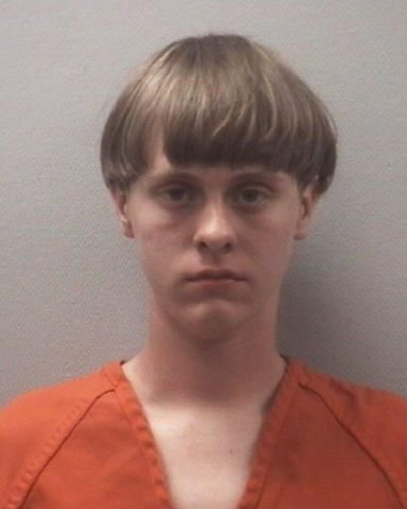 Dylan Roof, from a booking photo in March.