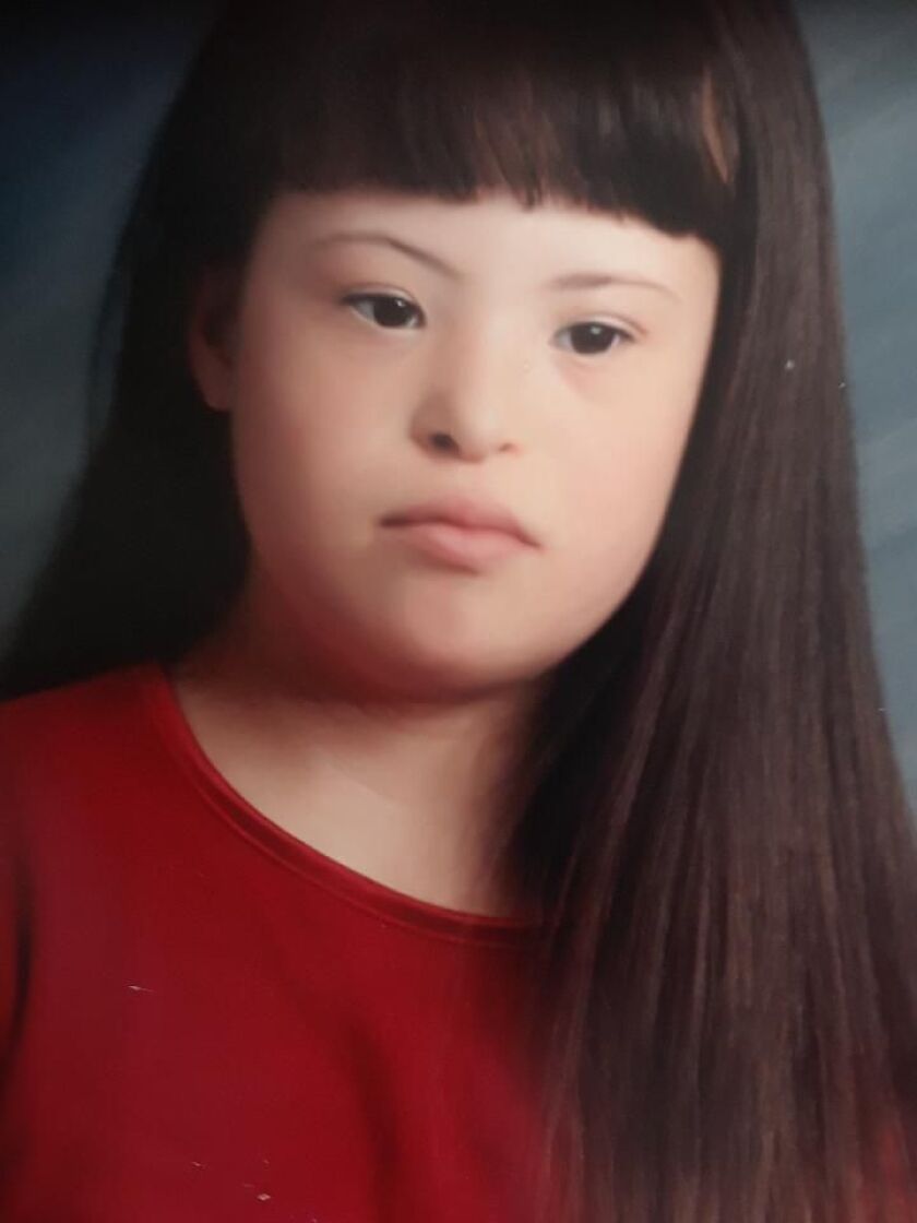 Larissa Maya at about age 10.