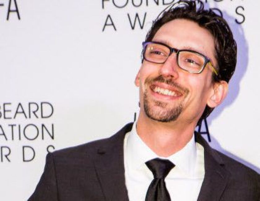 Chef Abraham Conlon, of Fat Rice attend the 2016 James Beard Foundation Awards, Chicago, Monday, May 2, 2016. | James Foster/For the Sun-Times