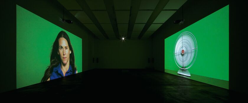 Barbara Kruger, “The Globe Shrinks,” 2010. Installation view, Sprüth Magers, Berlin, 2010. Courtesy of the artist and Sprüth Magers.