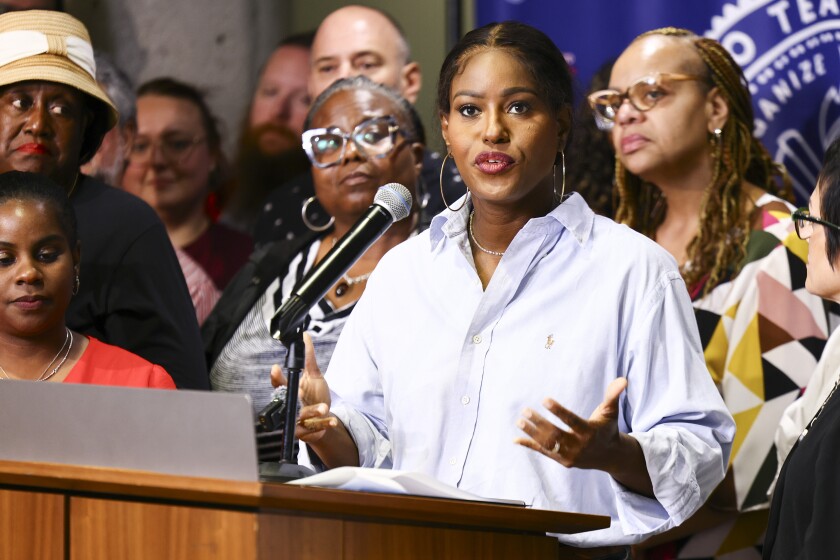 Chicago Teachers Union President Stacy Davis Gates was elected president of the Illinois Federation of Teachers earlier this month.