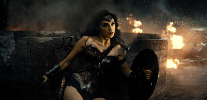 Gal Gadot as Wonder Woman in a scene from “Batman v Superman: Dawn Of Justice.” (Warner Bros. Entertainment
