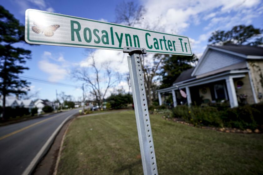 The original home of Rosalynn Carter in Plains, Georgia.