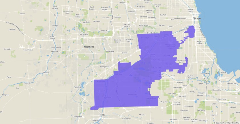 3rd Congressional District map, 2020 election