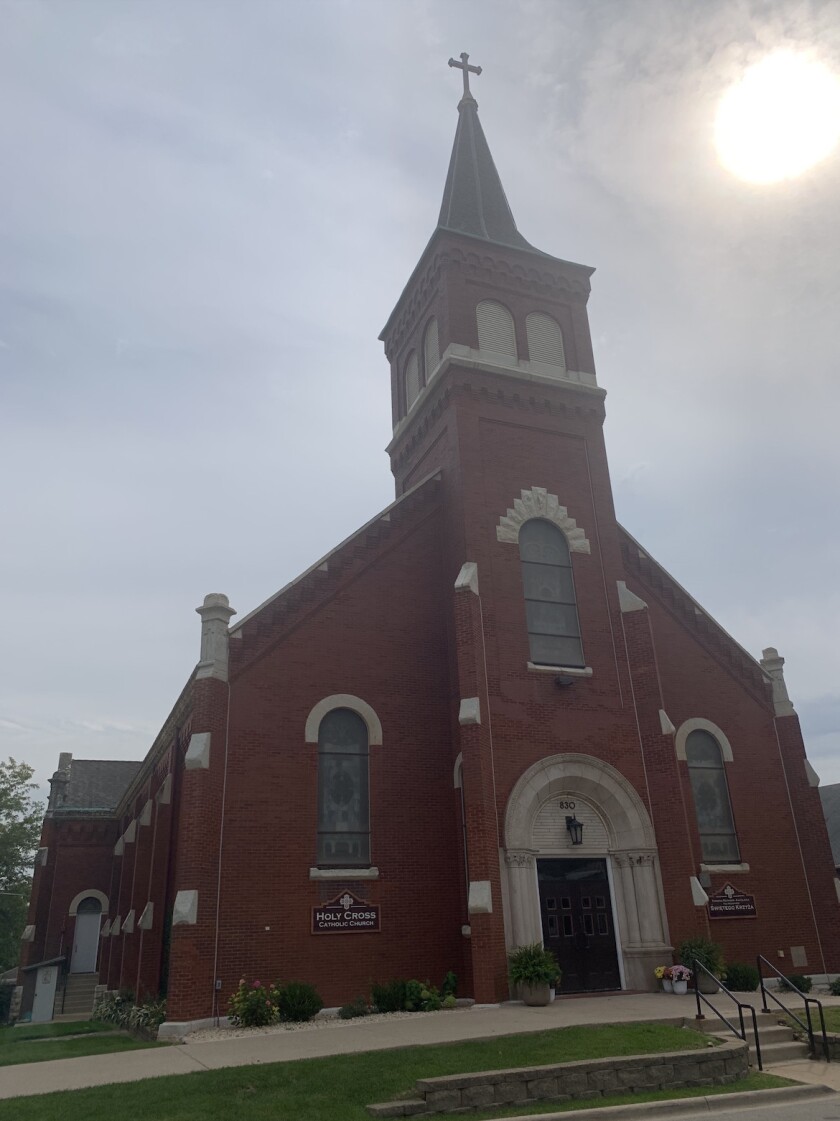 Holy Cross Catholic Church, one of the Joliet parishes that could be closed or merged by Bishop Ronald Hicks’ office.