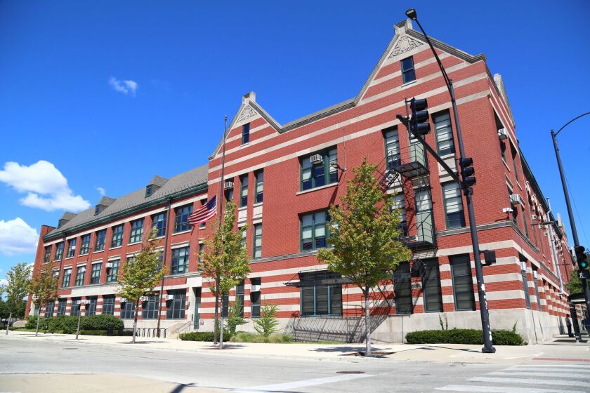 Marshall High School had 10.6 police calls per 100 students. Its Local School Council voted earlier this month to keep its in-house police officers.