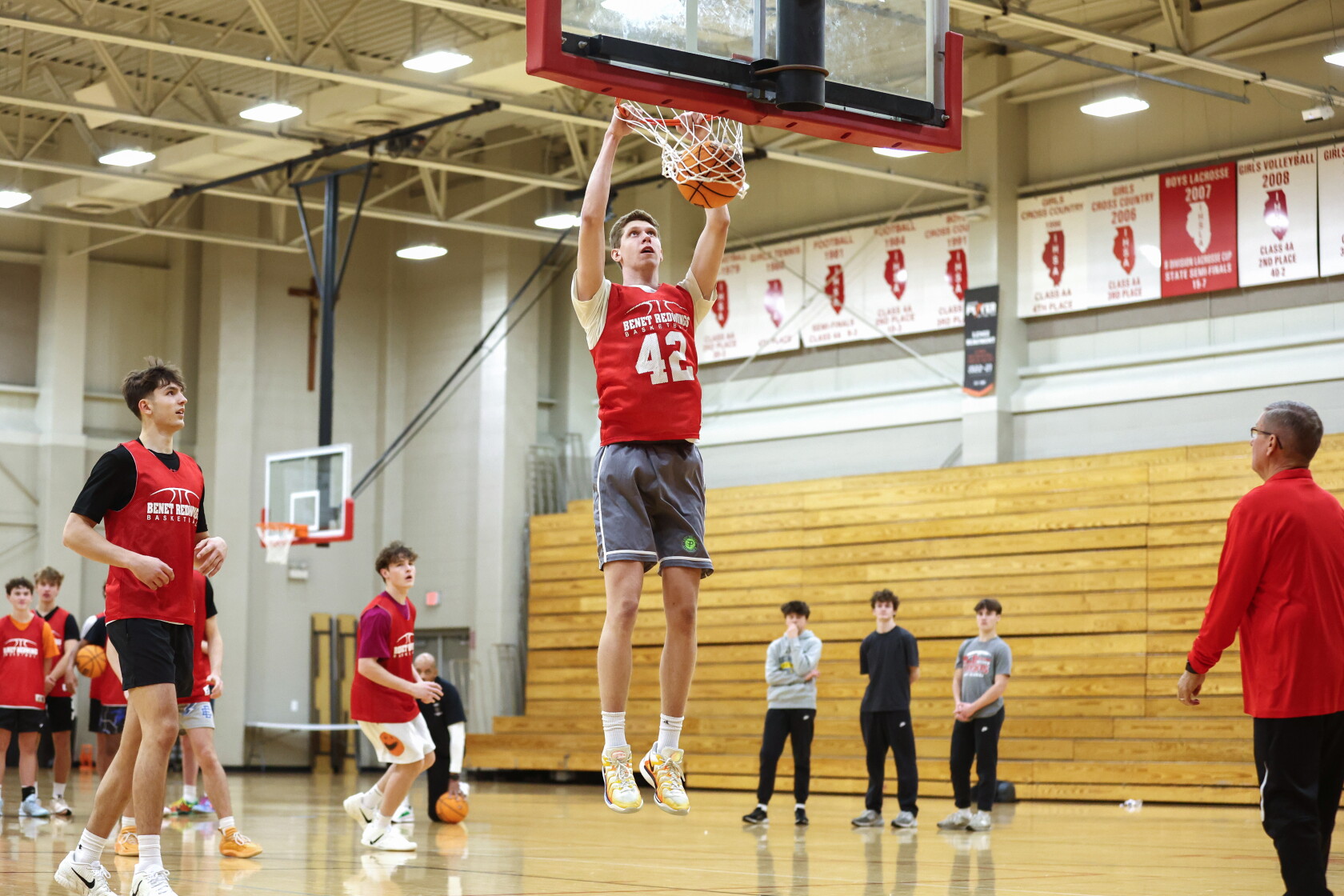 Stack Basketball Player No. 2 Benet, led by Jayden Wright and Colin Stack, has the depth and ...
