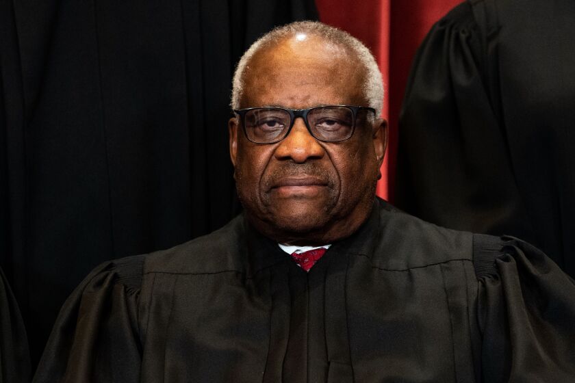 Supreme Court Justice Clarence Thomas.