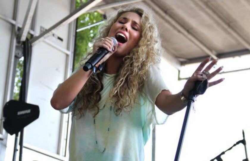 Haley Reinhart performs on the BMI stage at Lollapalooza on Friday, August 3, 2012, in Grant Park. | Sun-Times file photo