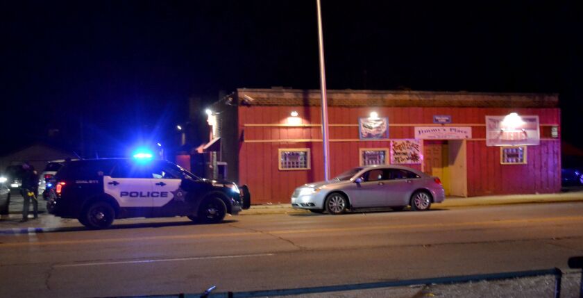 Multiple people were shot at Jimmy’s Club in the 13800 block of South Indiana Avenue in the south suburban Riverdale. | Justin Jackson/ Sun-Times