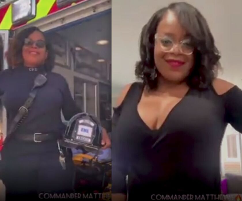 A video apparently shot at several Chicago Fire Department locations features several firefighters in uniform. As part of the popular “Don’t Rush Challenge” on TikTok, the firefighters are then shown at home, dressed up for a night out.