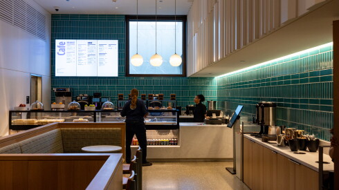 Inside the Cafe at the Obama Presidential Center.