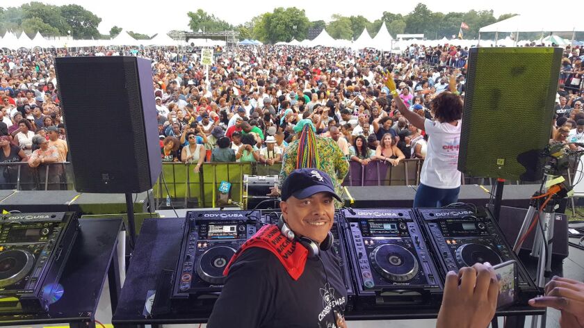 Alan King performs at a festival. | Photo courtesy of Chosen Few DJs