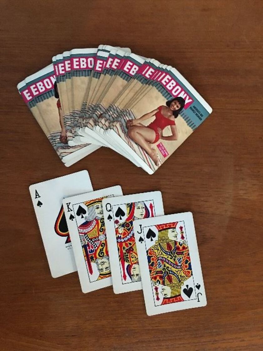 Claude Barnett, who founded the Associated Negro Press, along with Robert Sengstacke Abbott, who founded the Chicago Defender, and John H. Johnson, who founded Johnson Publishing Co., were three of the most influential African-American media entrepreneurs of the 20th century. An original set of Ebony magazine playing cards is available in the Claude Barnett and Etta Moten Barnett estate sale.