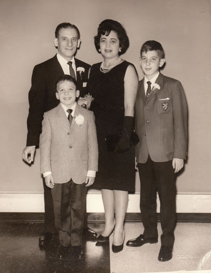 Leon Figa’s family at a <em>bar mitzvah</em> in 1964. | Supplied photo