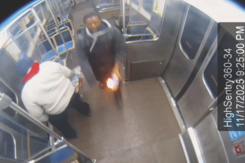 Man accused in fiery Blue Line gasoline attack was AWOL from home ...