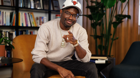 Lil Rel Howery at the Chicago Public Media office at 848 E Grand Ave at Navy Pier, Wednesday, Sept. 16, 2026.