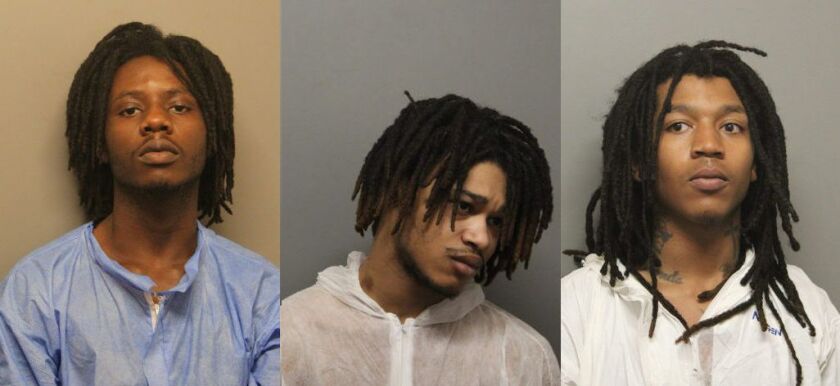 From left: Deandre Guy, Jose Argue and Kwasi McMillian | Cook County Sheriff’s Office