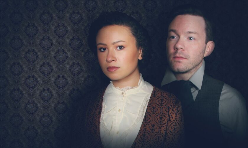 Amira Danan and Gage Wallace star in Raven Theatre’s Chicago premiere adaptation of “A Doll’s House.”