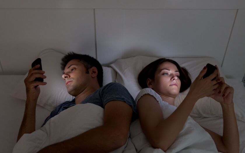Removing televisions and other screens from the bedroom and creating a dark and quiet place that actually signals to your brain that this is a place to sleep. |THINKSTOCKIMAGES.COM