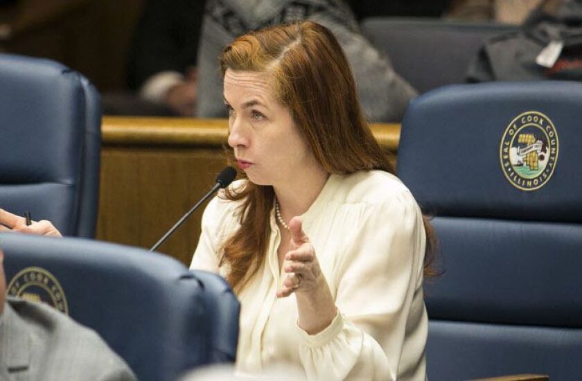 Commissioner Bridget Gainer.