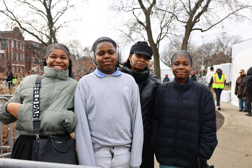 Tyler family waiting in line for Jackson's public viewing