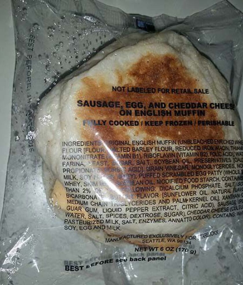 Progressive Gourmet is recalling its 6 ounce packages of Sausage, Egg and Cheddar Cheese on English muffin breakfast sandwiches made for Starbucks. | USDA
