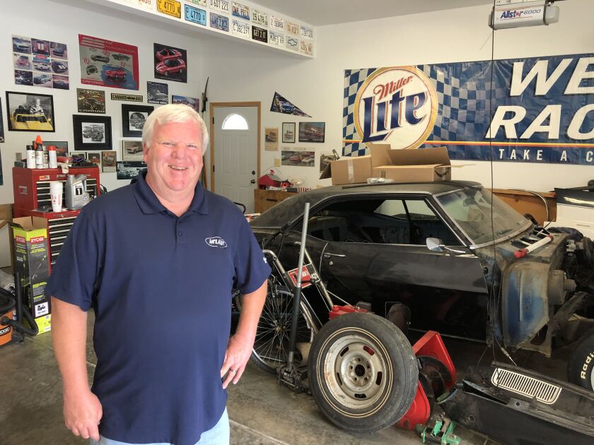 Brian Murphy is restoring his first car, a 1969 Chevy Camaro Z28 he bought used when he was 16.