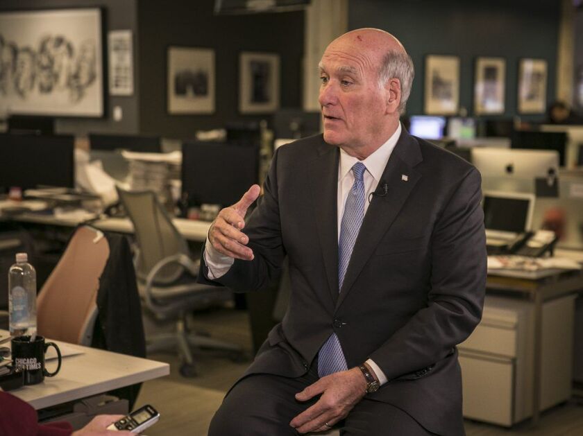 Mayoral candidate Bill Daley suggested the city consider a commuter tax, a proposal slammed by rival Susana Mendoza. File Photo. | Rich Hein/Sun-Times