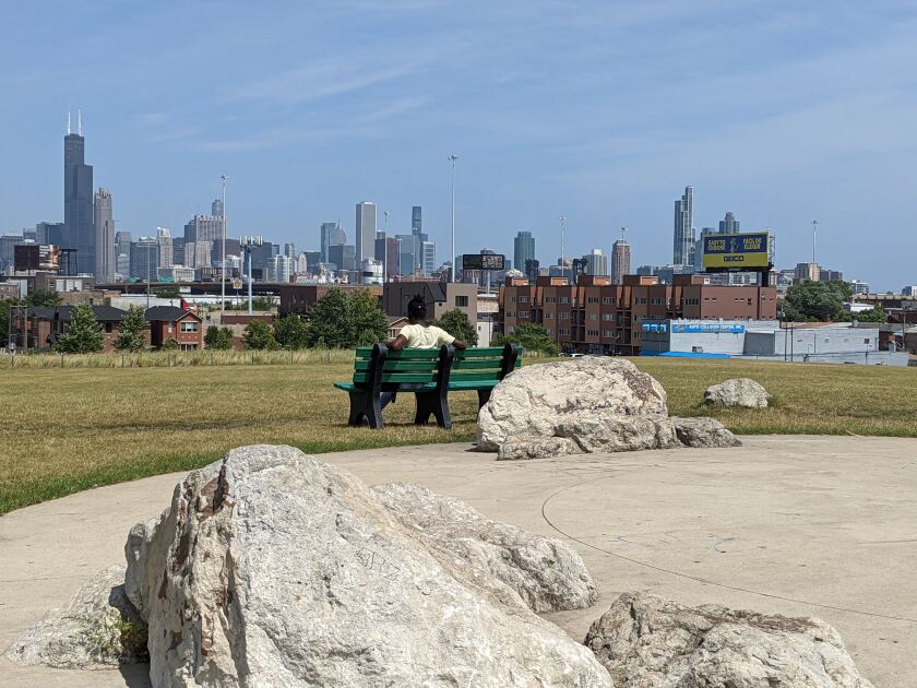 Palmisano Park is one of many public outdoor places that people learned to appreciate more fully during the pandemic. Credit: Dale Bowman
