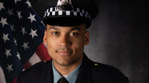Chicago police Officer Carlos Baker.