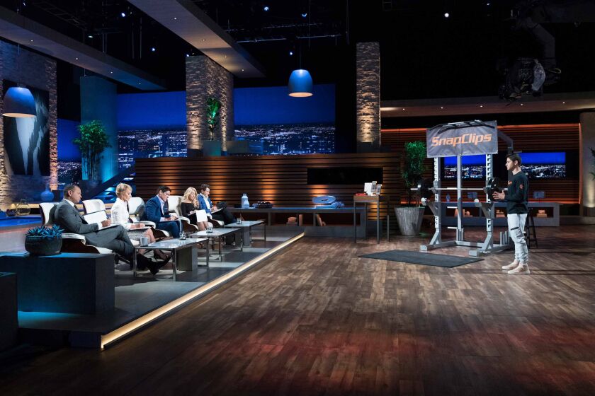 Martin Dimitrov, a student at the University of Illinois at Chicago, pitched his company SnapClips on ‘Shark Tank.’ | ABC