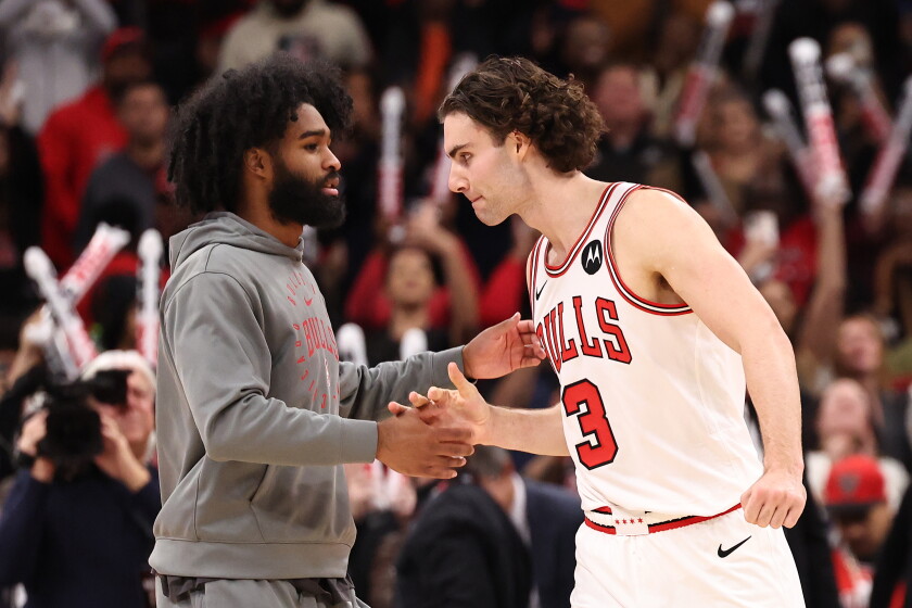 Bulls guard Coby White moves step closer to season debut - Chicago Sun ...