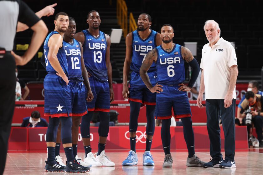 JPN: United States v France Men’s Basketball - Olympics: Day 2